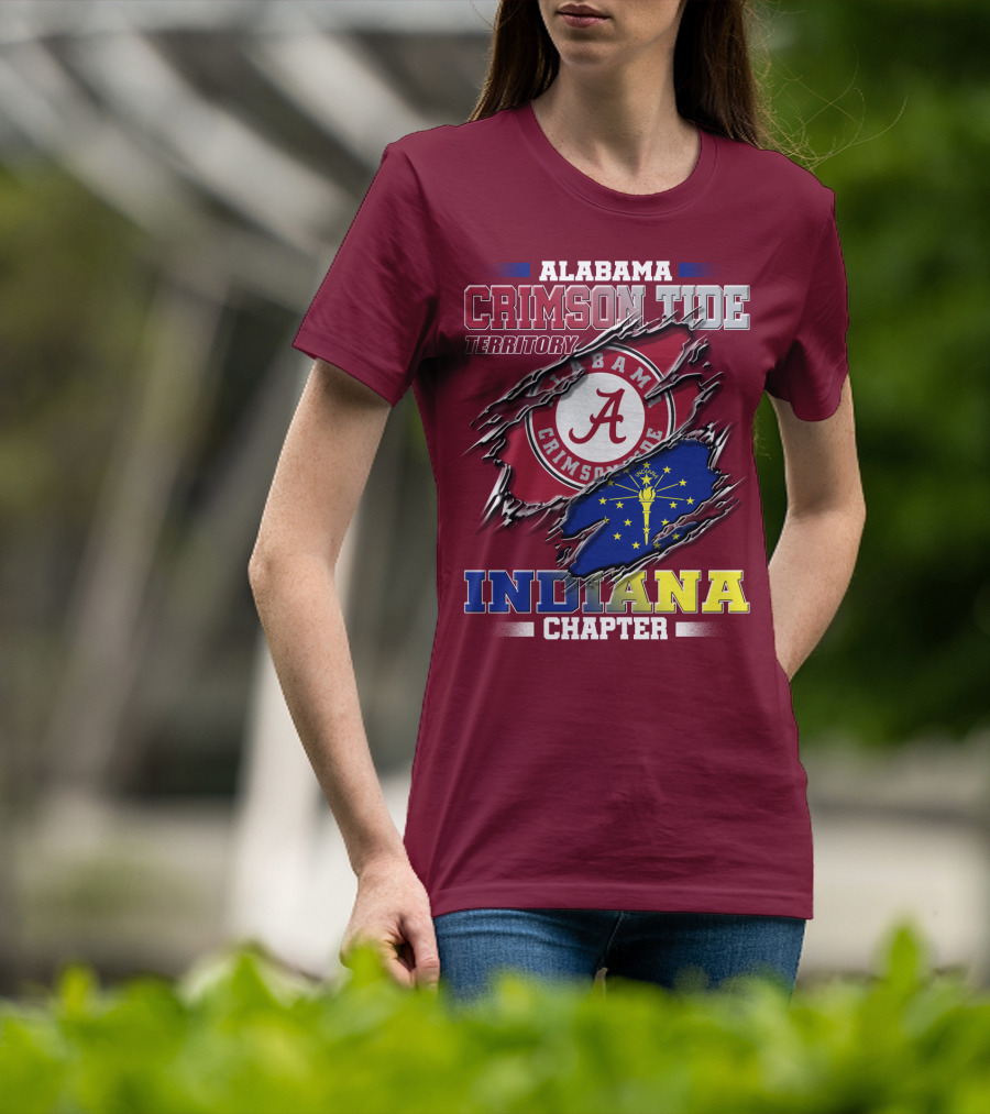Alabama Crimson Tide Territory Indiana Chapter T-Shirt