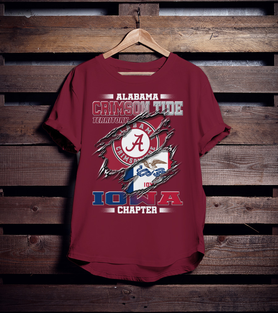 Alabama Crimson Tide Territory Iowa Chapter T-Shirt