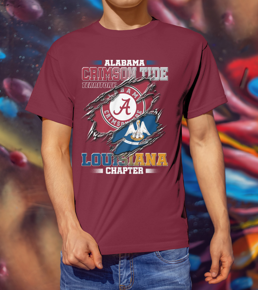 Alabama Crimson Tide Territory Louisiana Chapter T-Shirt