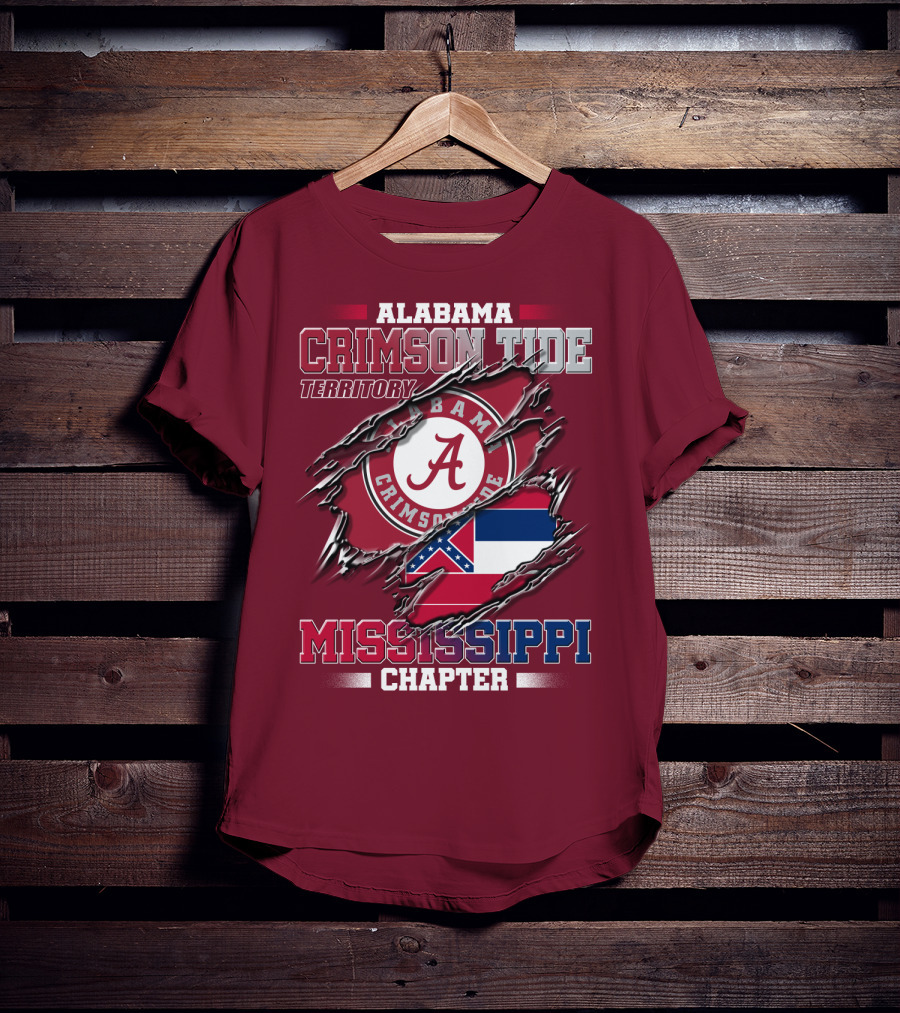 Alabama Crimson Tide Territory Mississippi Chapter T-Shirt