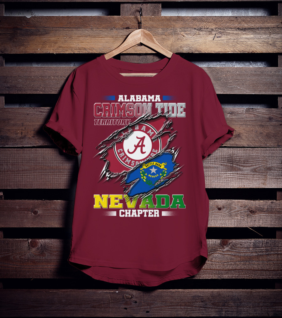 Alabama Crimson Tide Territory Nevada Chapter T-Shirt