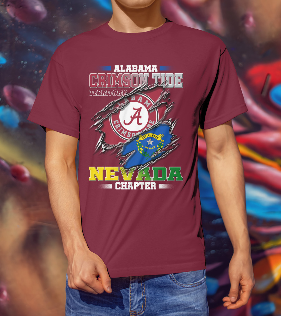 Alabama Crimson Tide Territory Nevada Chapter T-Shirt
