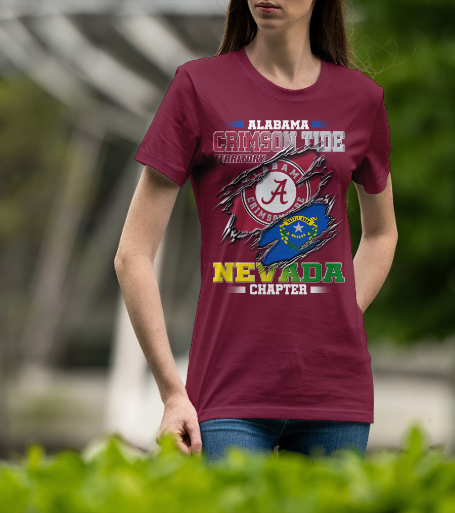 Alabama Crimson Tide Territory Nevada Chapter T-Shirt