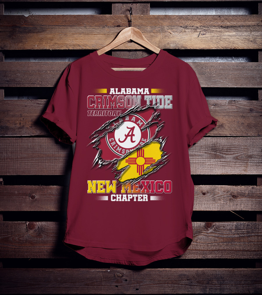 Alabama Crimson Tide Territory New Mexico Chapter T-Shirt