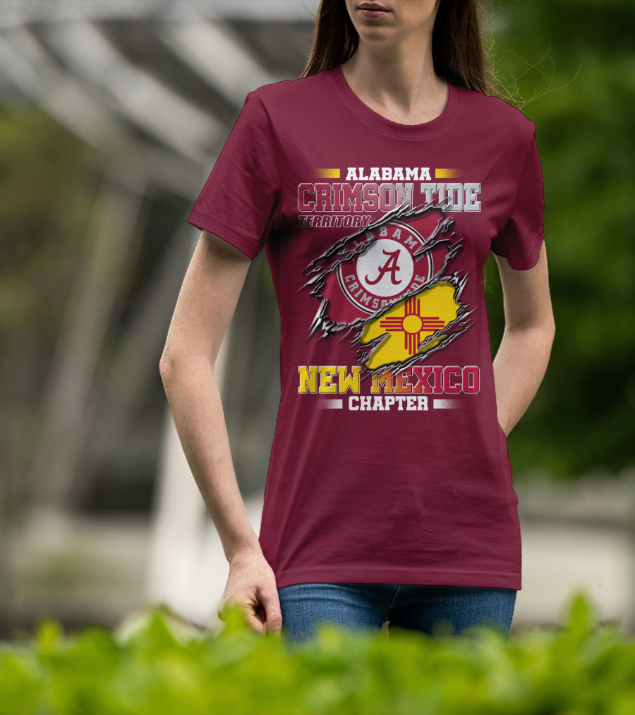 Alabama Crimson Tide Territory New Mexico Chapter T-Shirt