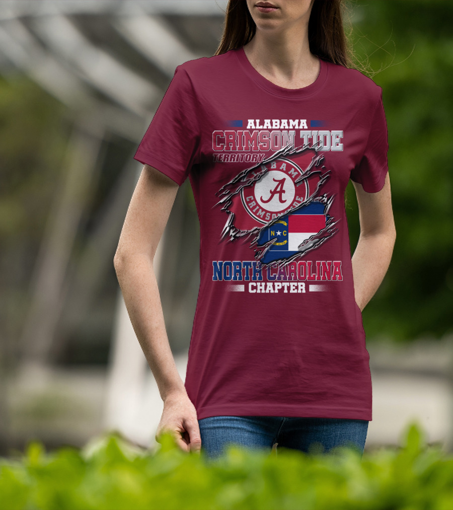 Alabama Crimson Tide Territory North Carolina Chapter T-Shirt