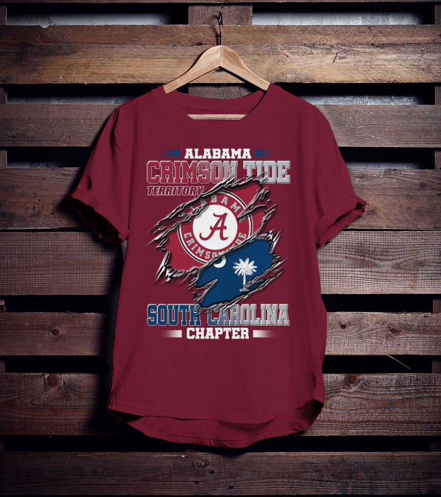 Alabama Crimson Tide Territory South Carolina Chapter T-Shirt