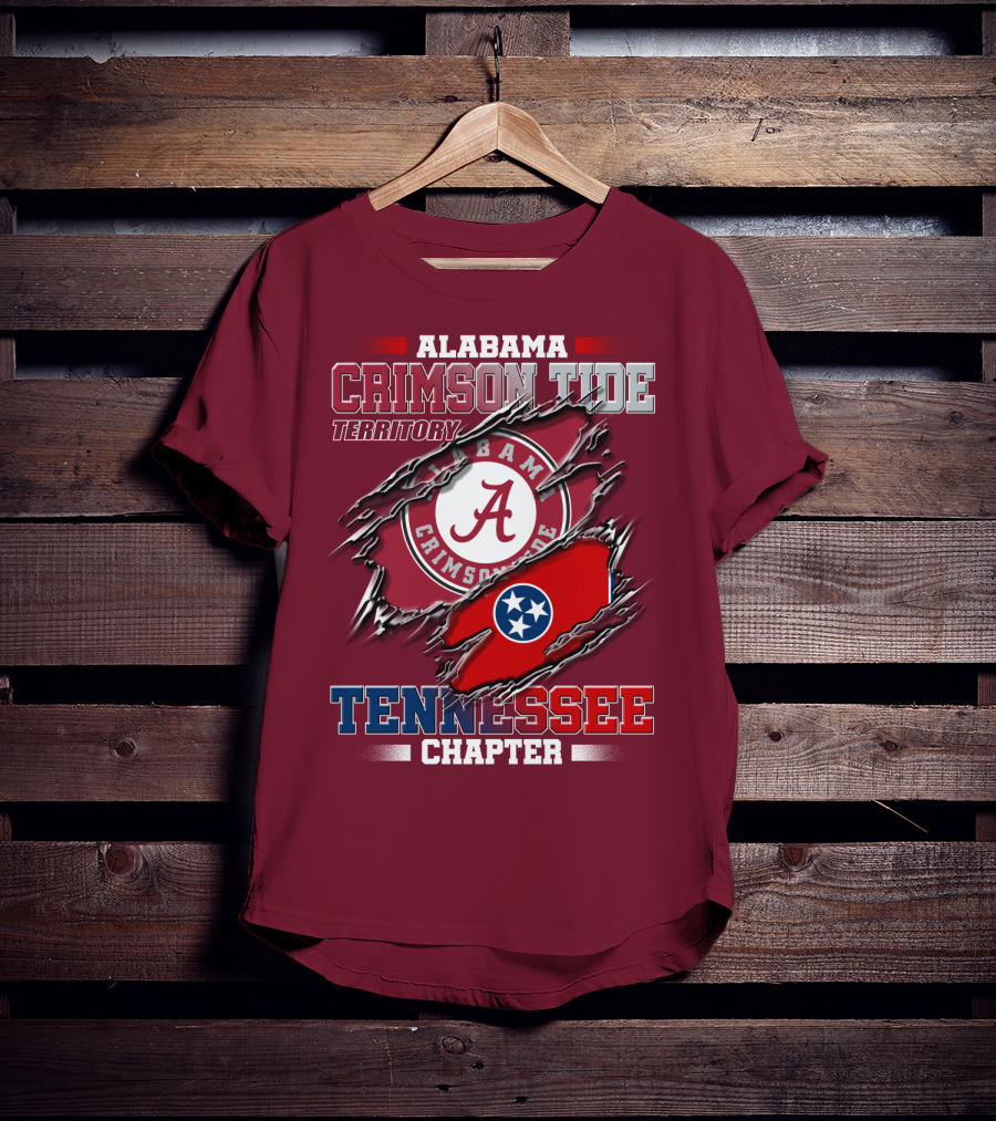 Alabama Crimson Tide Territory Tennessee Chapter T-Shirt