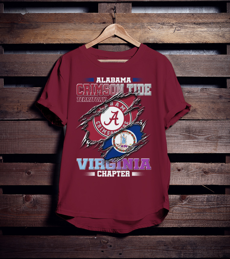 Alabama Crimson Tide Territory Virginia Chapter T-Shirt