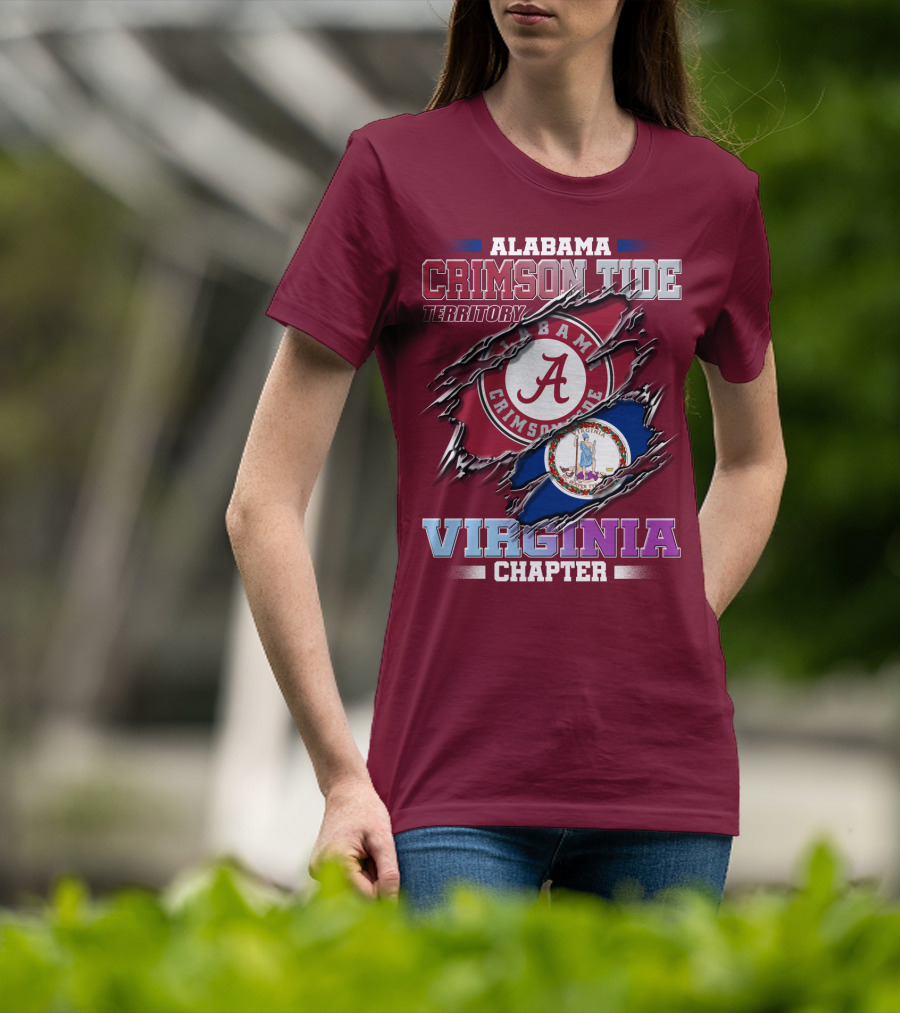 Alabama Crimson Tide Territory Virginia Chapter T-Shirt
