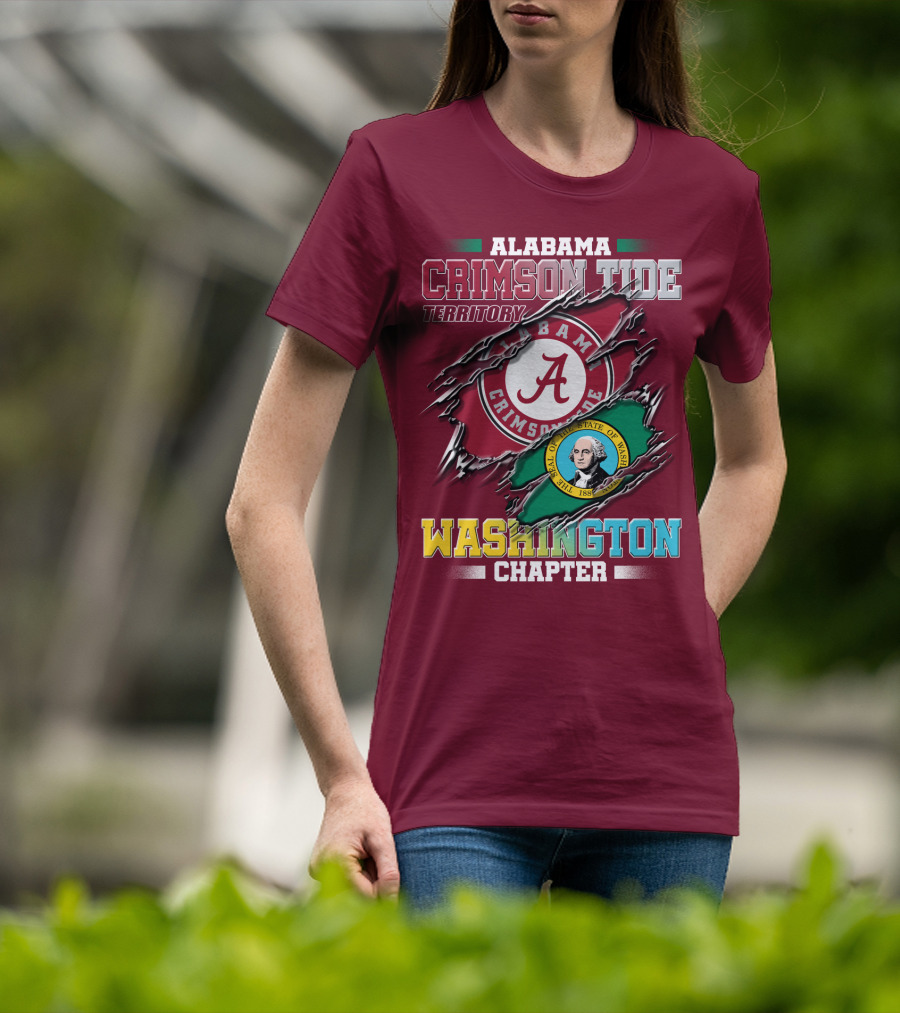 Alabama Crimson Tide Territory Washington Chapter T-Shirt