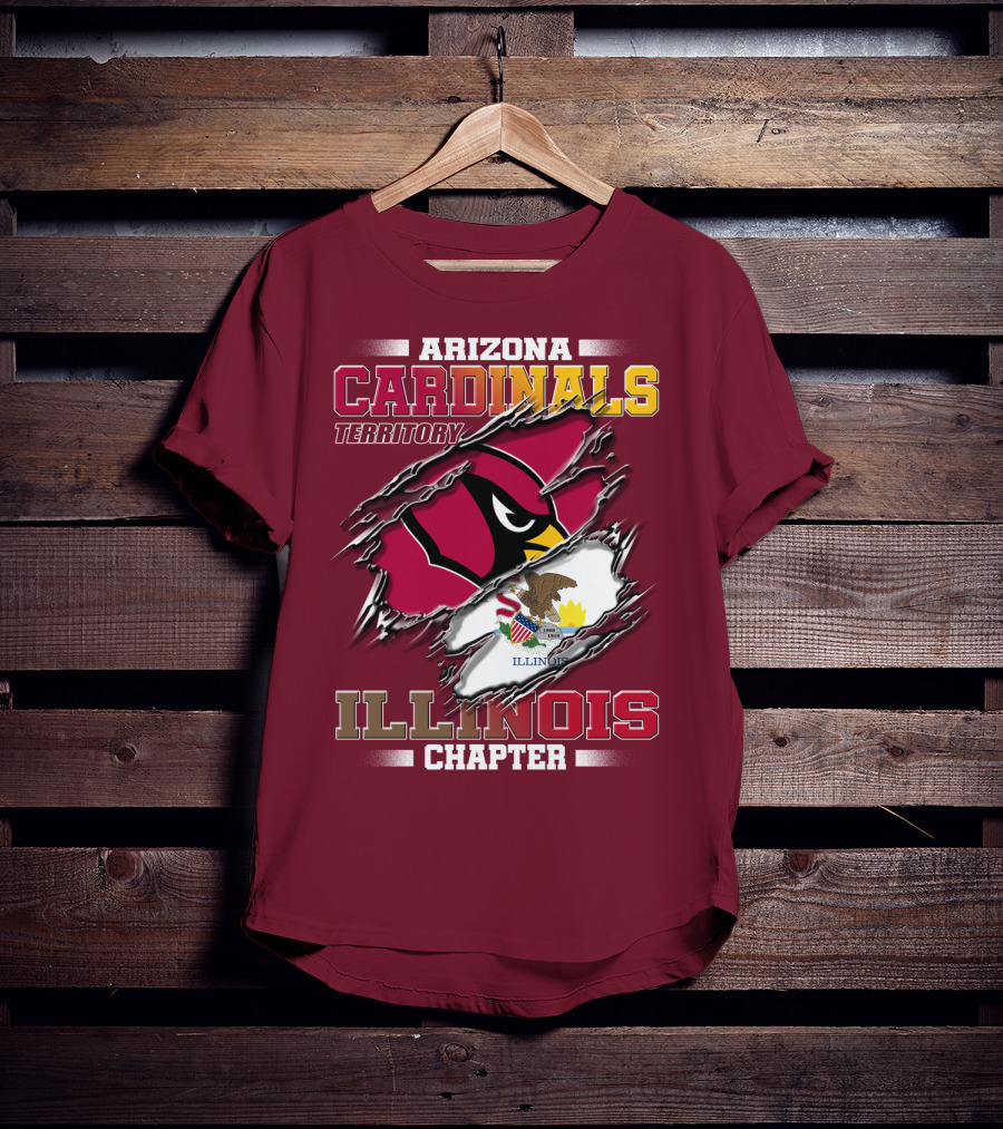 Arizona Cardinals Territory Illinois Chapter T-Shirt