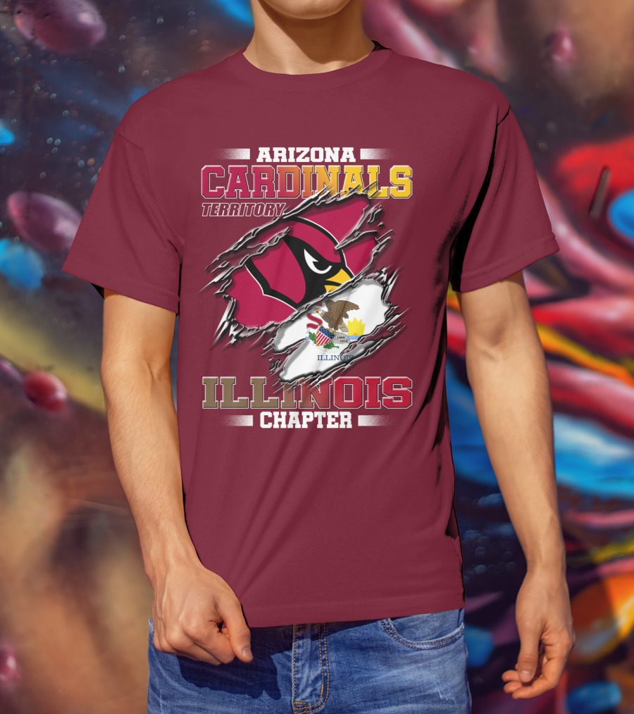 Arizona Cardinals Territory Illinois Chapter T-Shirt