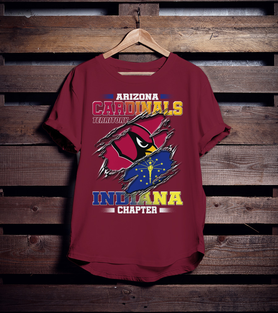 Arizona Cardinals Territory Indiana Chapter T-Shirt