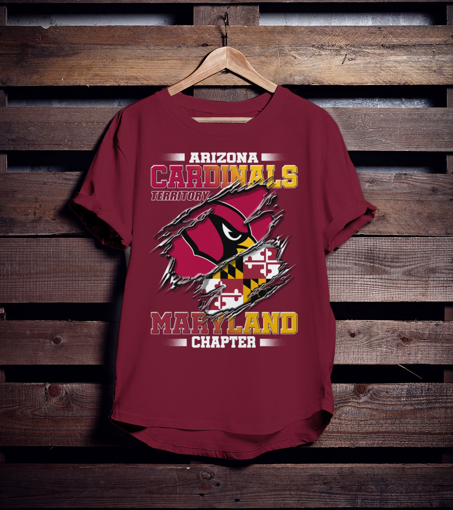 Arizona Cardinals Territory Maryland Chapter T-Shirt