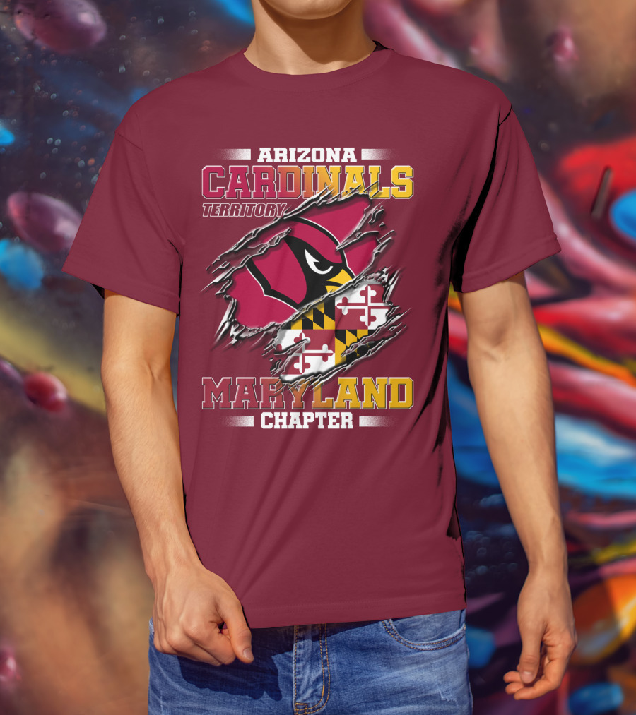 Arizona Cardinals Territory Maryland Chapter T-Shirt