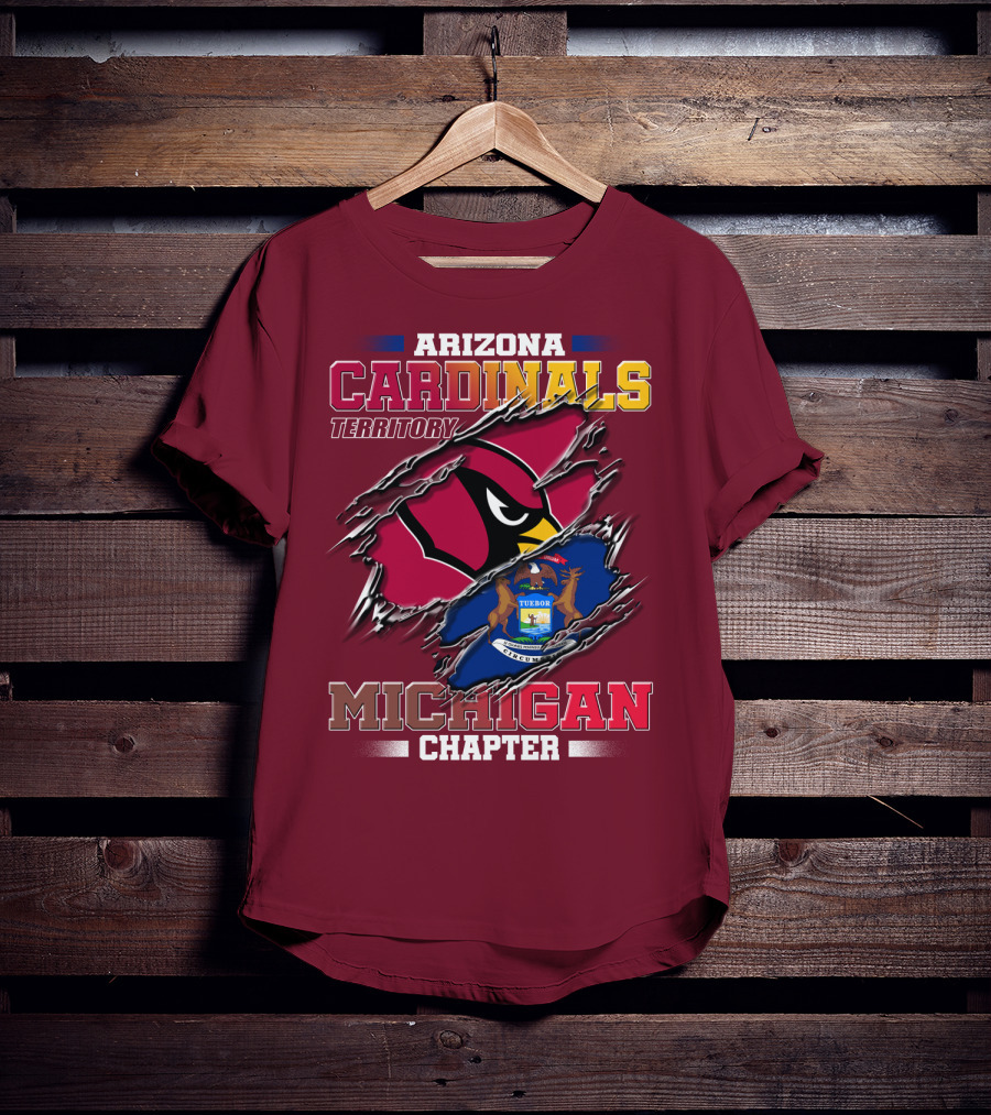Arizona Cardinals Territory Michigan Chapter T-Shirt