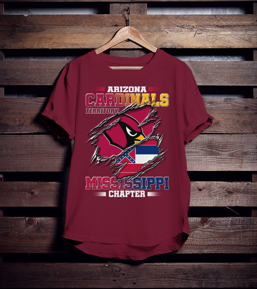 Arizona Cardinals Territory Mississippi Chapter T-Shirt