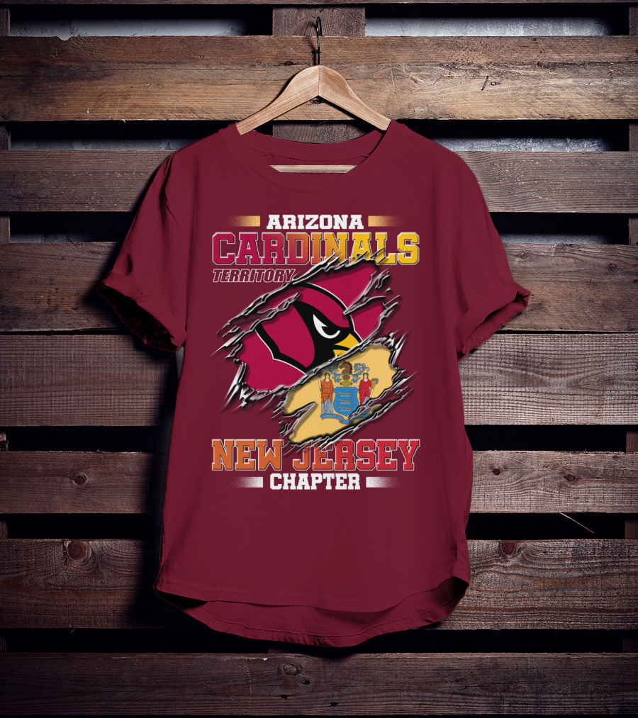 Arizona Cardinals Territory New Jersey Chapter T-Shirt