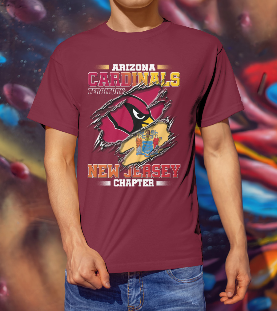 Arizona Cardinals Territory New Jersey Chapter T-Shirt