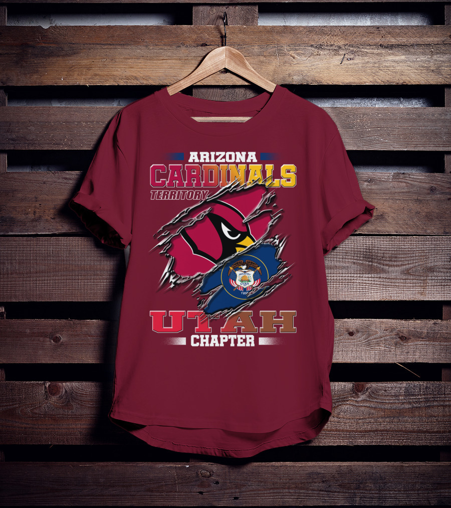Arizona Cardinals Territory Utah Chapter T-Shirt