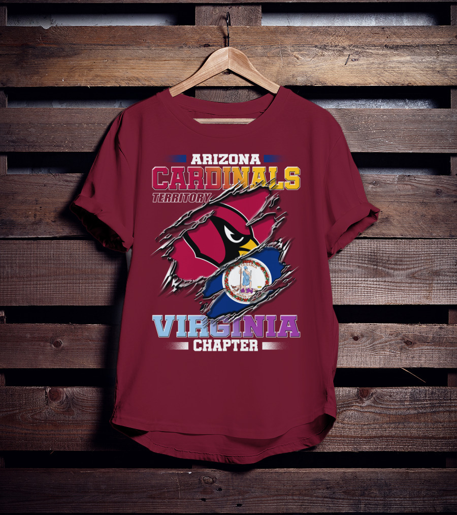 Arizona Cardinals Territory Virginia Chapter T-Shirt
