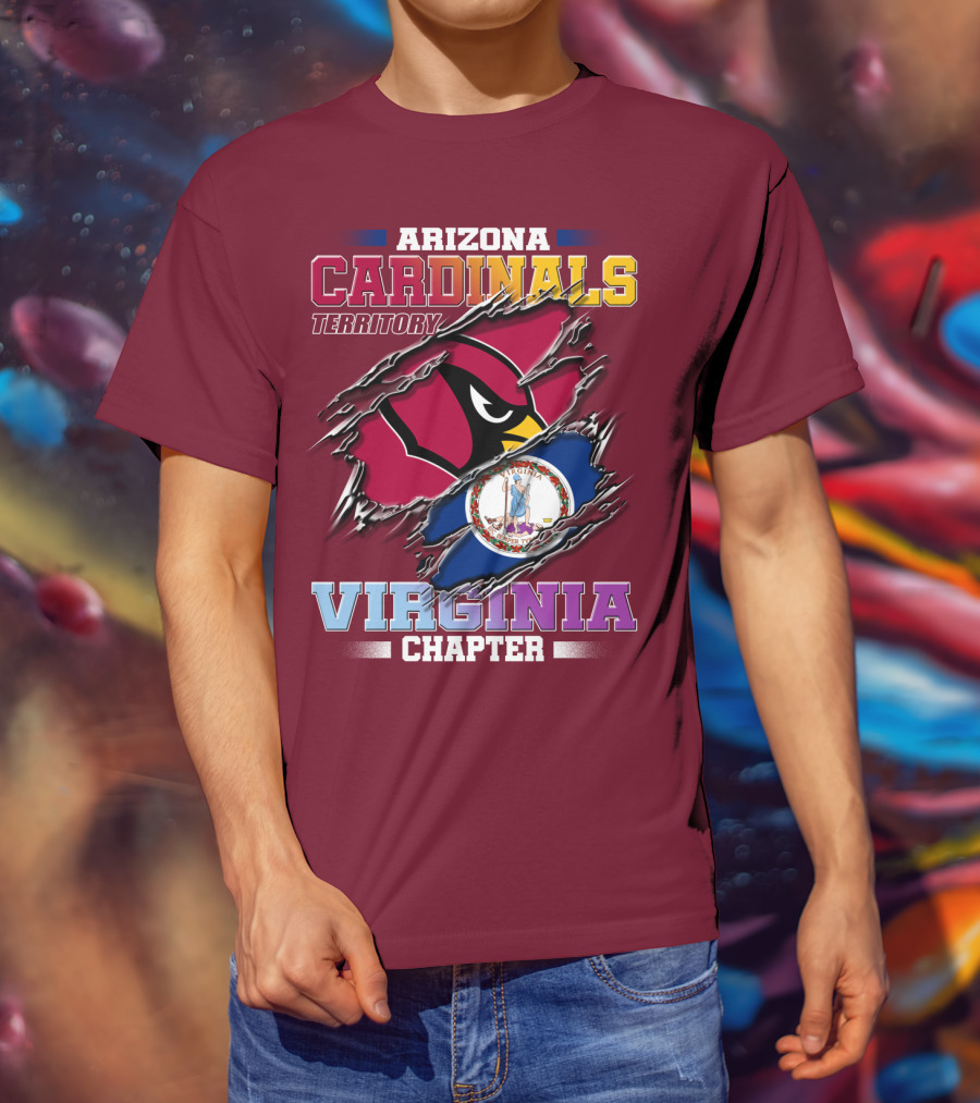 Arizona Cardinals Territory Virginia Chapter T-Shirt