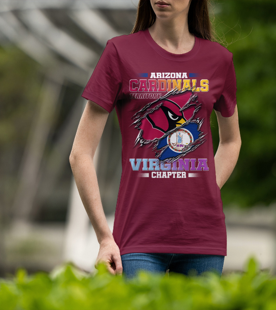 Arizona Cardinals Territory Virginia Chapter T-Shirt