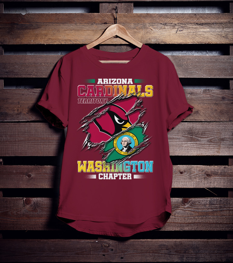Arizona Cardinals Territory Washington Chapter T-Shirt