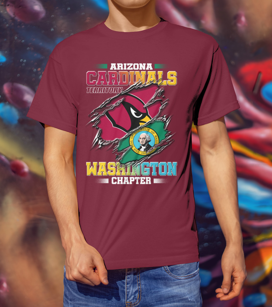 Arizona Cardinals Territory Washington Chapter T-Shirt