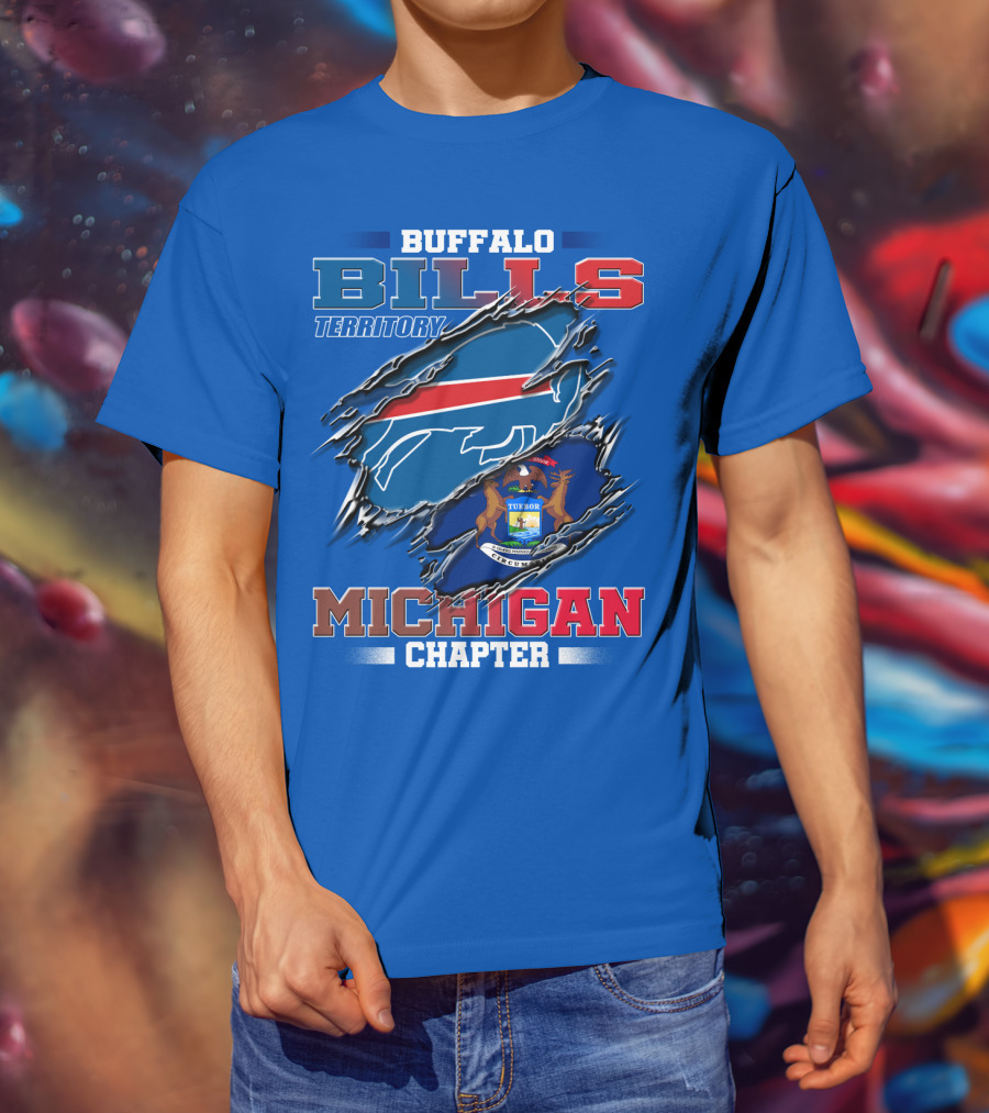 Buffalo Bills Territory Michigan Chapter T-Shirt