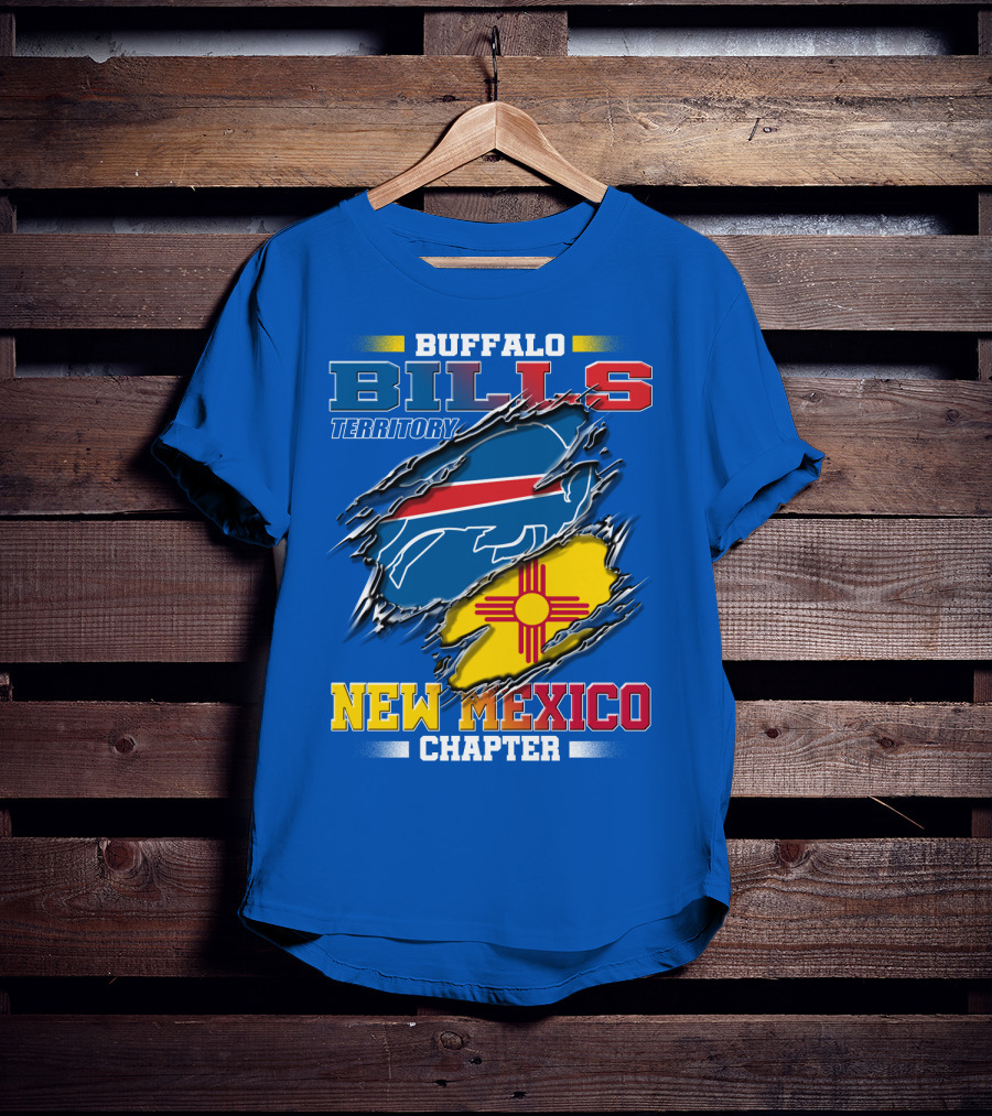 Buffalo Bills Territory New Mexico Chapter T-Shirt