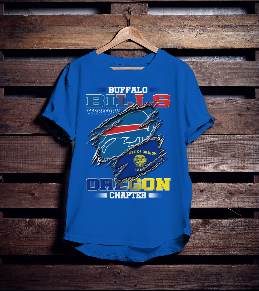 Buffalo Bills Territory Oregon Chapter State Of Oregon 1859 T-Shirt