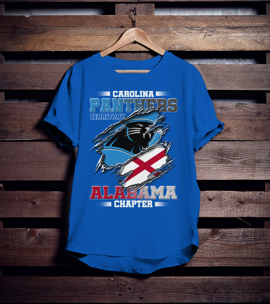 Carolina Panthers Territory Alabama Chapter T-Shirt