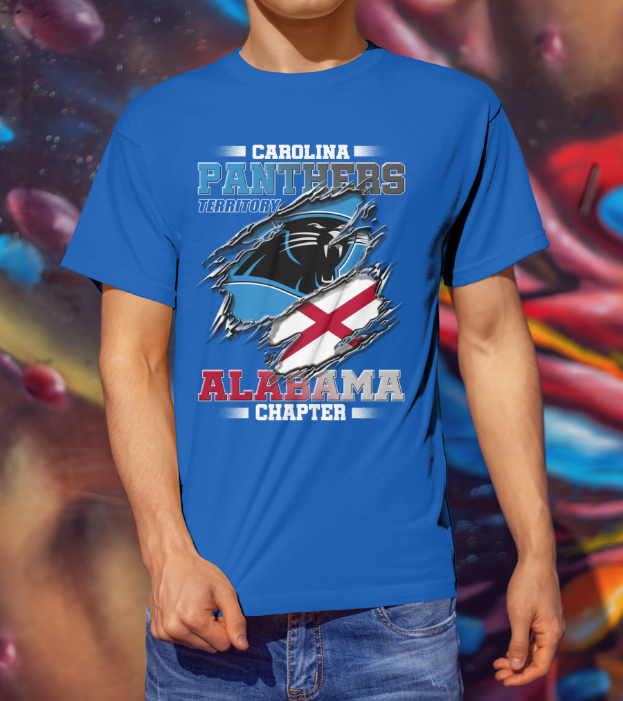 Carolina Panthers Territory Alabama Chapter T-Shirt