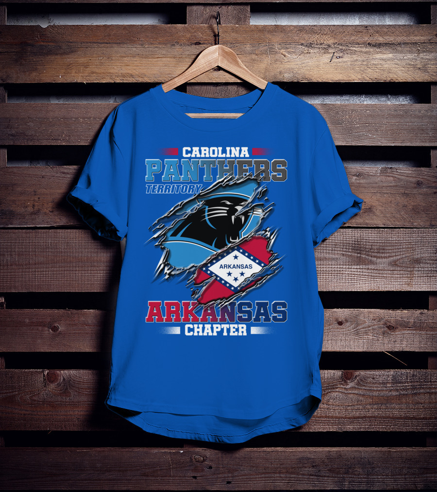 Carolina Panthers Territory Arkansas Chapter T-Shirt