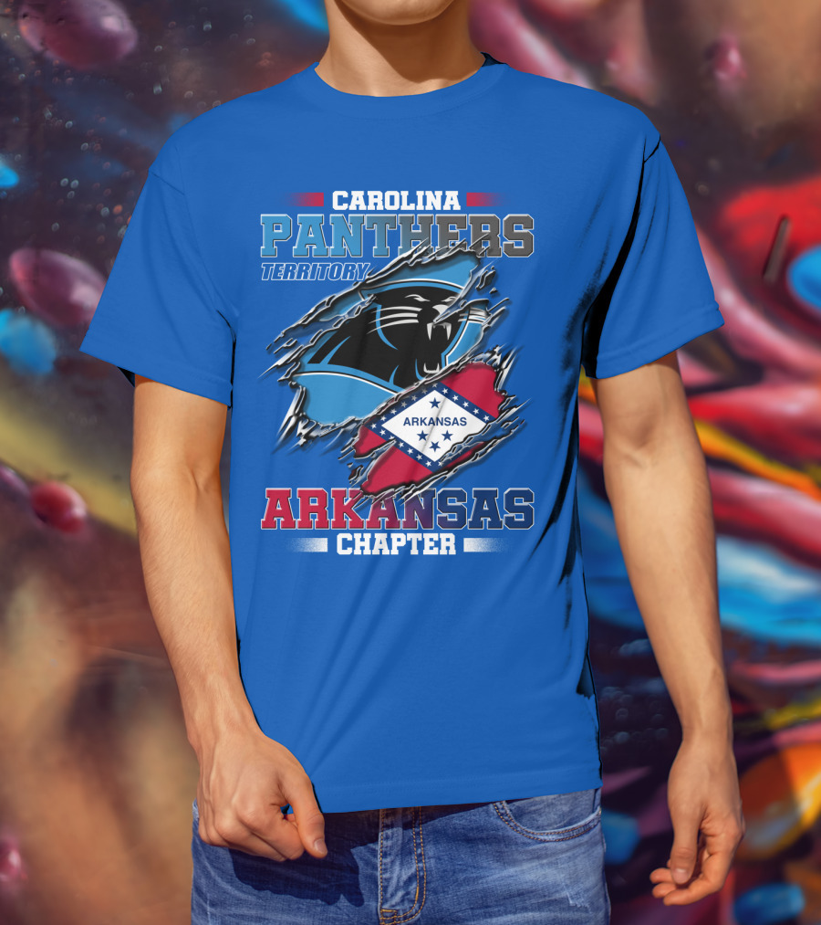 Carolina Panthers Territory Arkansas Chapter T-Shirt
