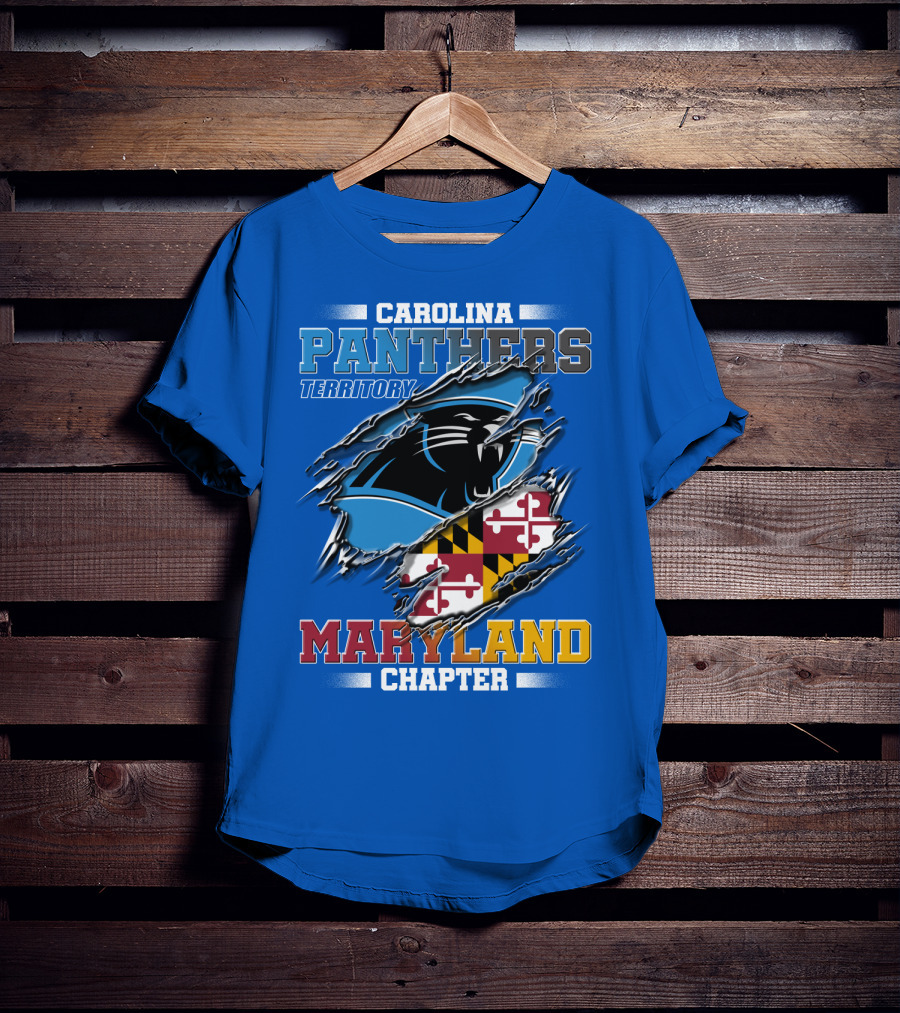Carolina Panthers Territory Maryland Chapter T-Shirt