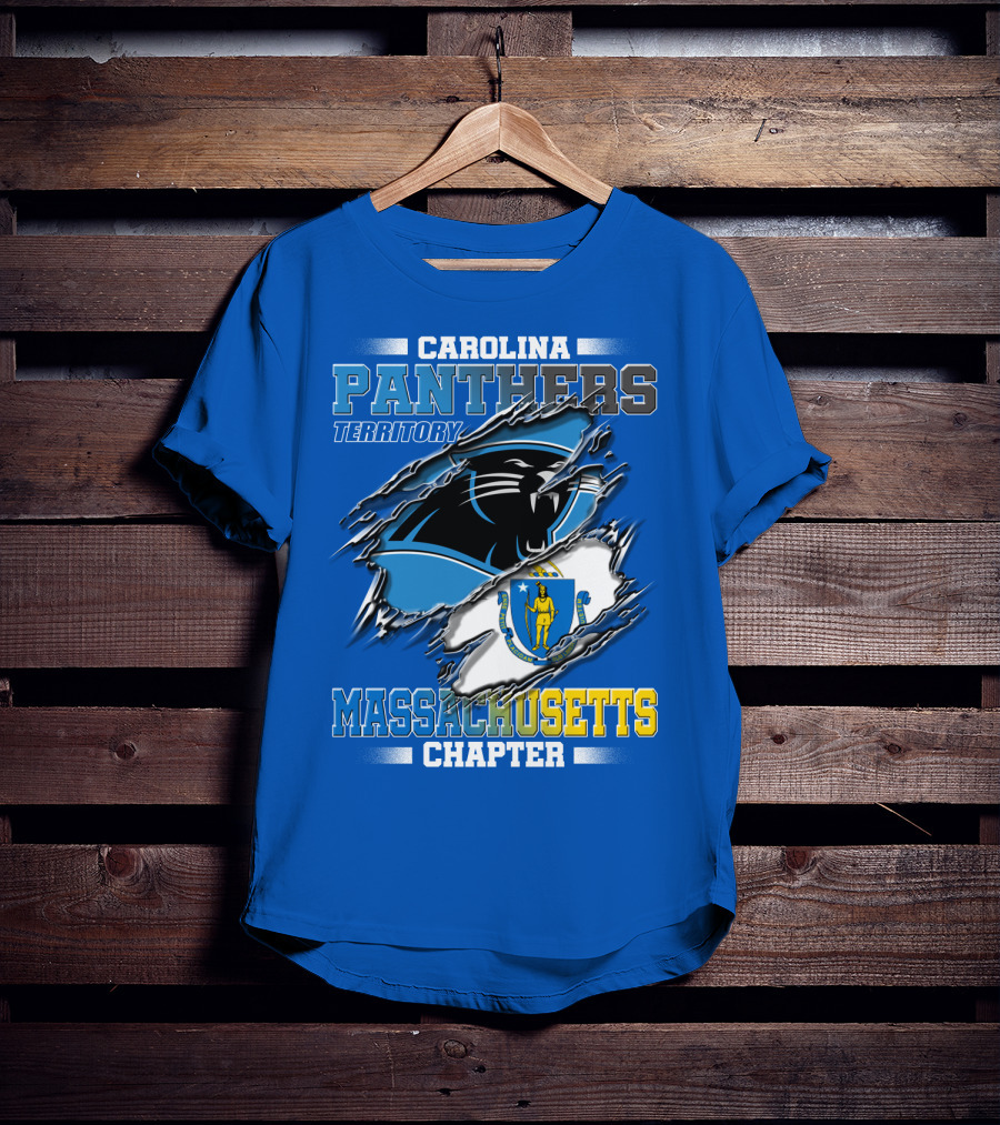 Carolina Panthers Territory Massachusetts Chapter T-Shirt