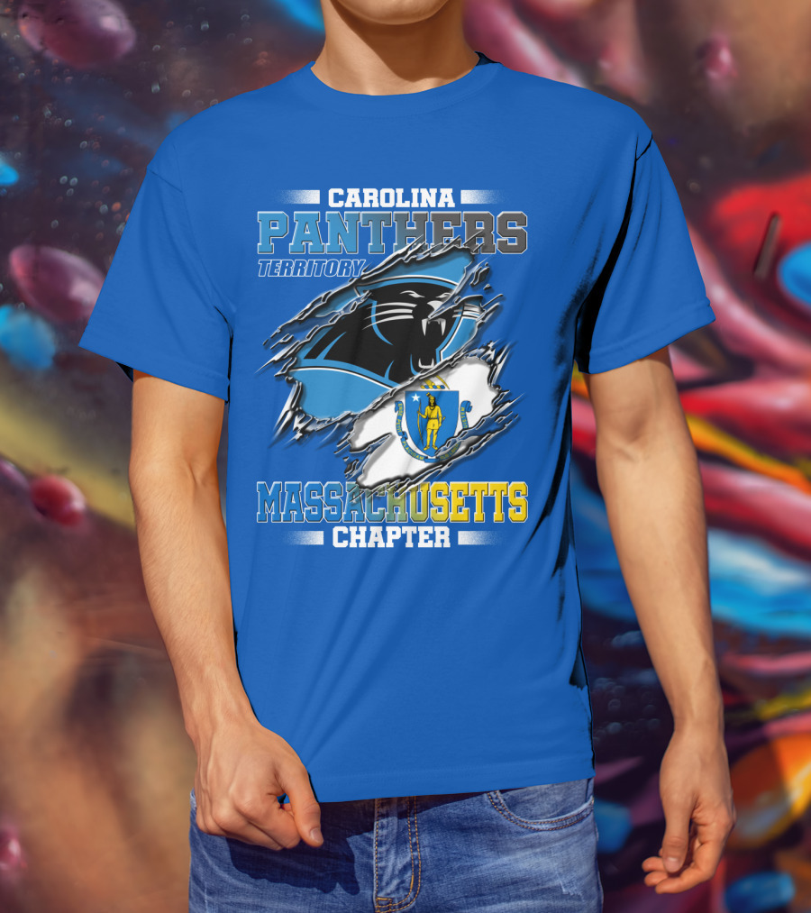 Carolina Panthers Territory Massachusetts Chapter T-Shirt
