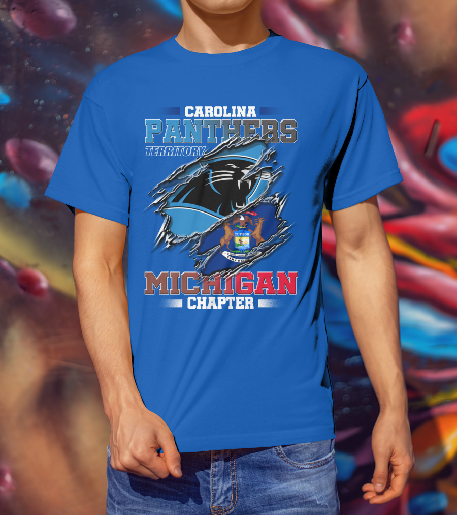 Carolina Panthers Territory Michigan Chapter T-Shirt
