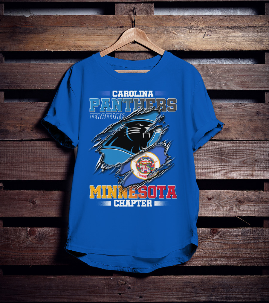 Carolina Panthers Territory Minnesota Chapter T-Shirt