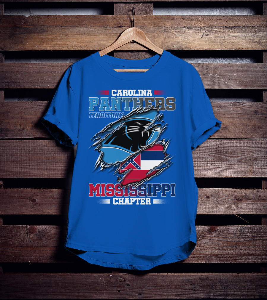 Carolina Panthers Territory Mississippi Chapter T-Shirt