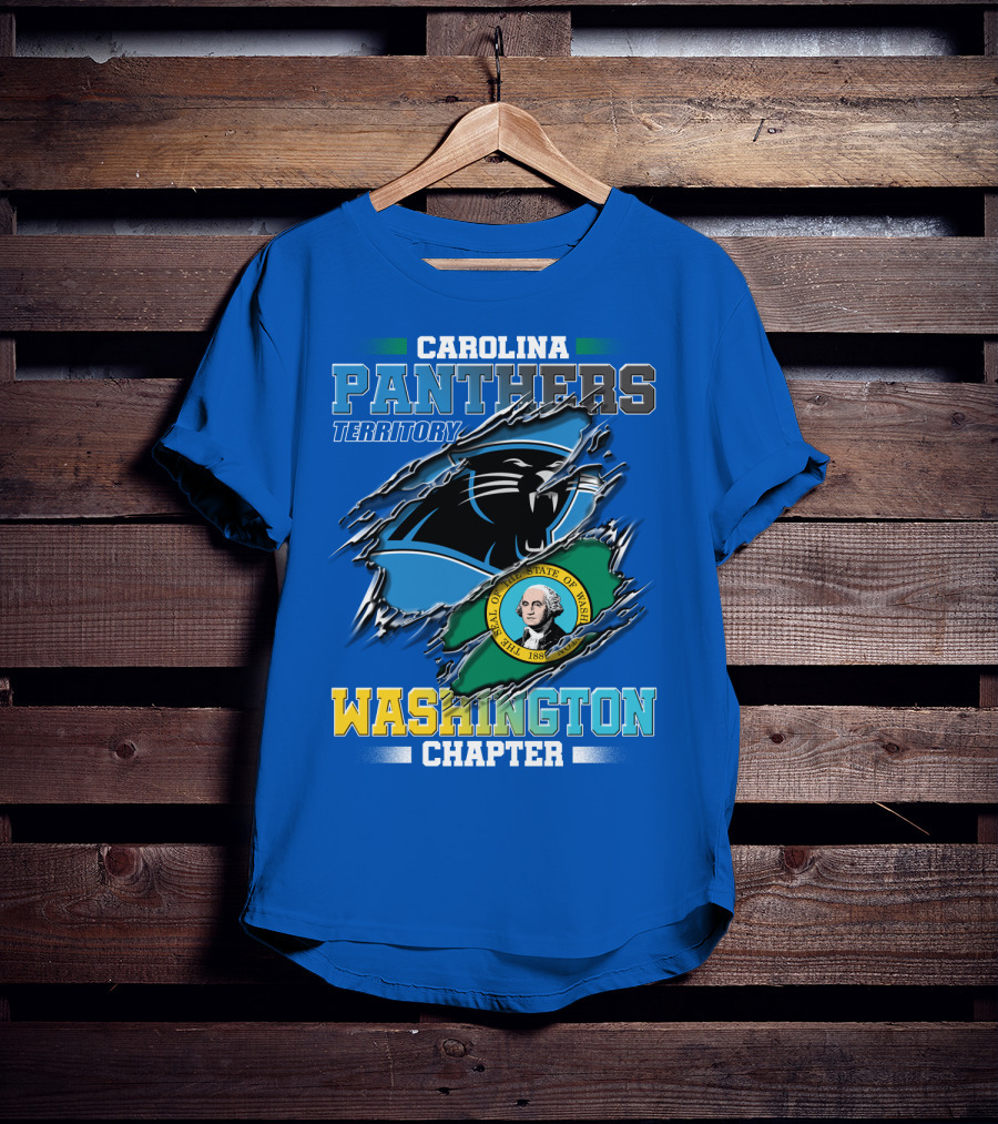 Carolina Panthers Territory Washington Chapter T-Shirt