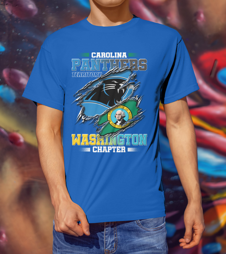 Carolina Panthers Territory Washington Chapter T-Shirt