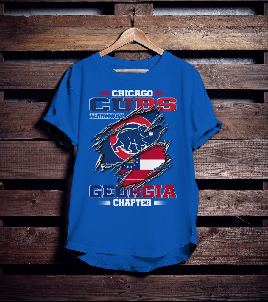 Chicago Cubs Territory Georgia Chapter T-Shirt