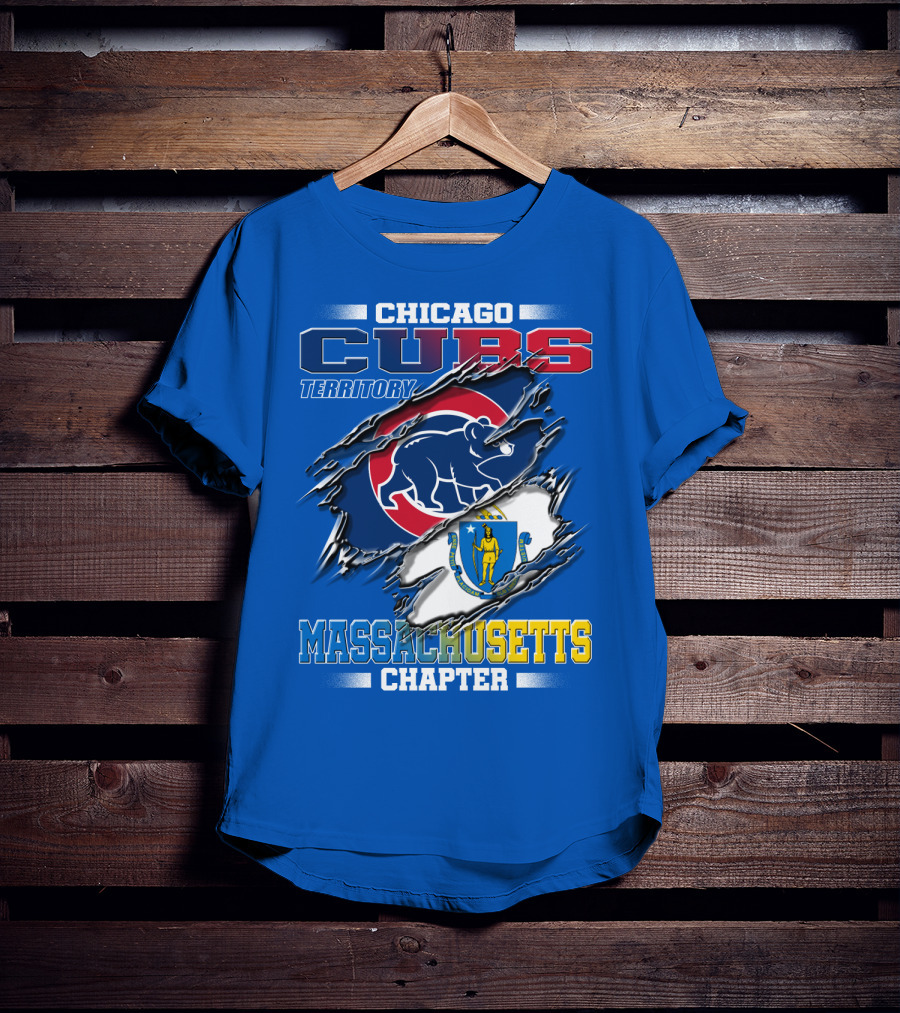 Chicago Cubs Territory Massachusetts Chapter T-Shirt