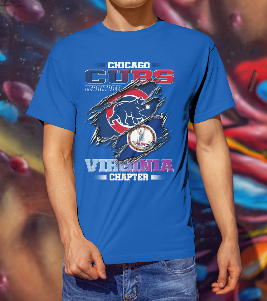 Chicago Cubs Territory Virginia Chapter T-Shirt