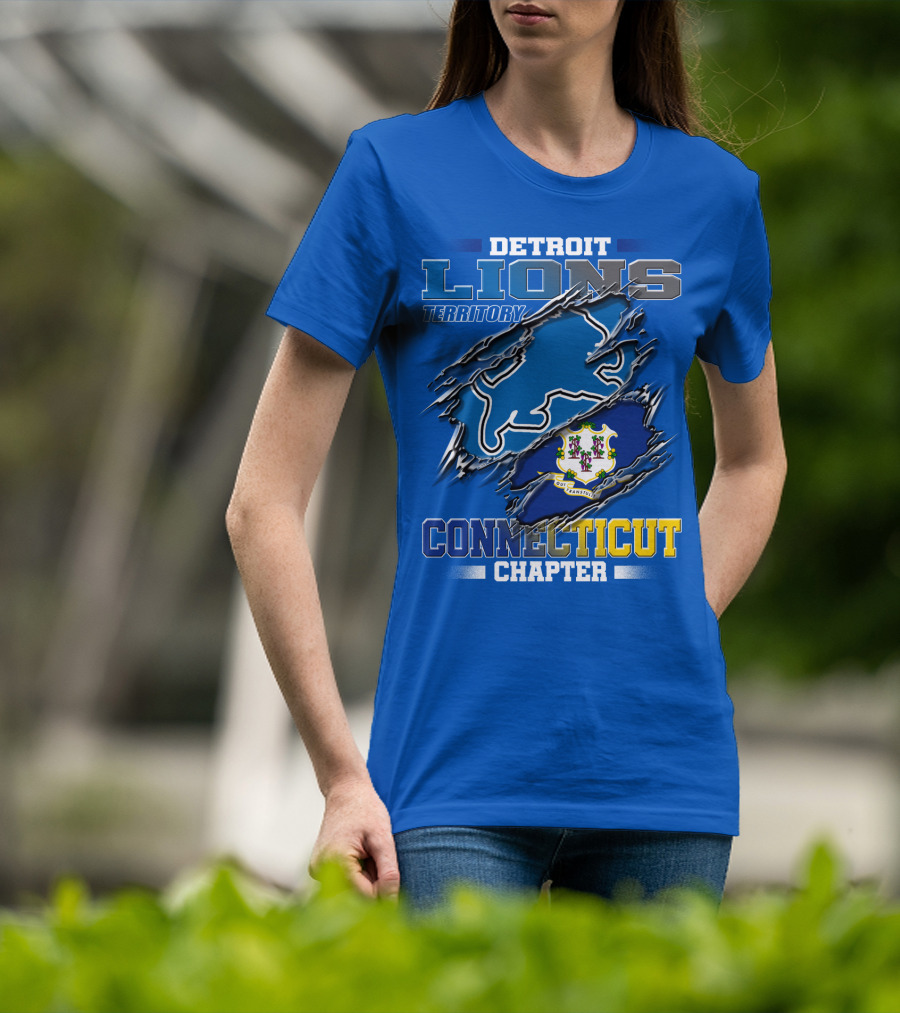 Detroit Lions Territory Connecticut Chapter T-Shirt