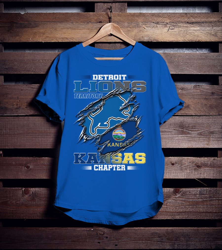 Detroit Lions Territory Kansas Chapter T-Shirt